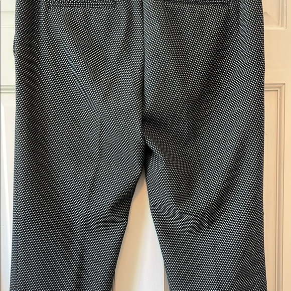 Ann Taylor Black and Blue Polka Dot Trouser Skinny Pants - Size 4 - Picture 10 of 14